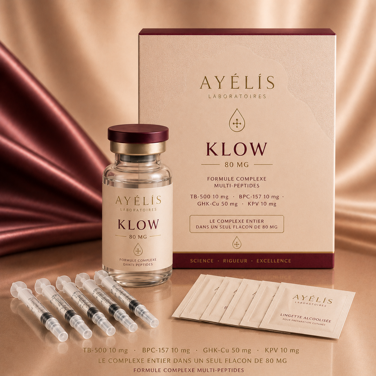 Ayélis Glow supreme - complexe multi peptides premium